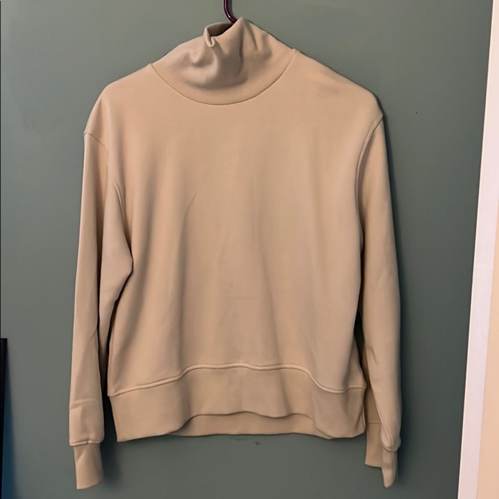 Oversized Beige Turtleneck Zara Sweater Size S